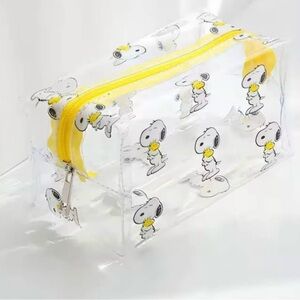 Snoopy Yellow Cosmetic/Makeup/Skincare Bag
